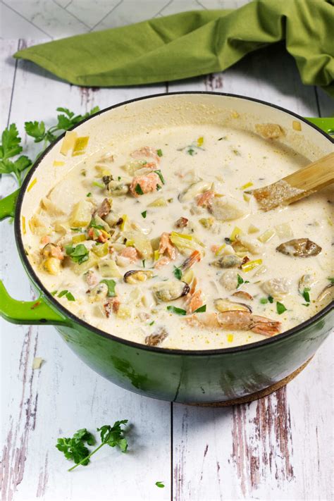 Irish Seafood Chowder Recipe | Smells Like Delish