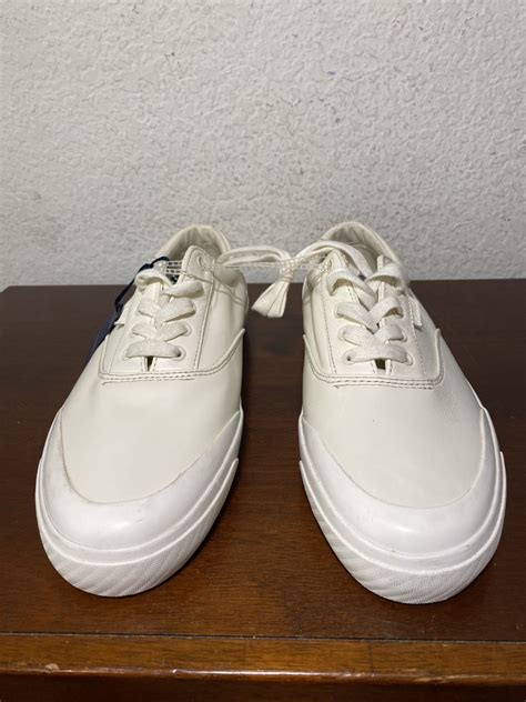 Polo Ralph Lauren Izzah White Leather Low Top Sneakers 13297 Men's Size ...