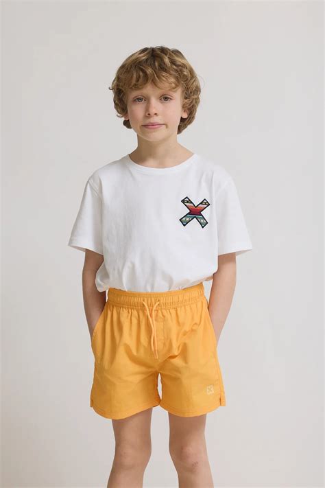 TANGERINE CORE KIDS SWIMMING TRUNKS – Blue Banana Brand