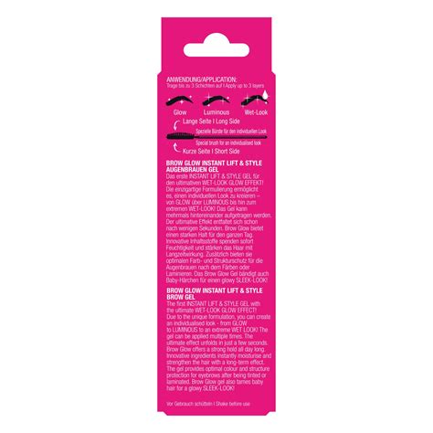 Refectocil BeautyLash Brow Glow Instant Lift Style Gel Strong Hold 14ml ...