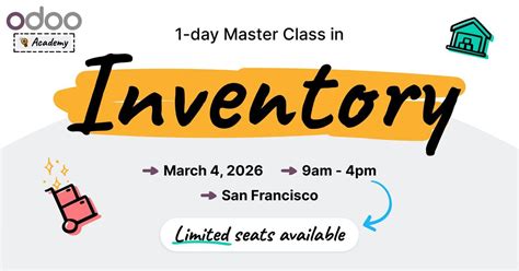 Odoo Inventory Academy , Odoo Inc. 8000 Marina Blvd, 5th Floor Brisbane ...