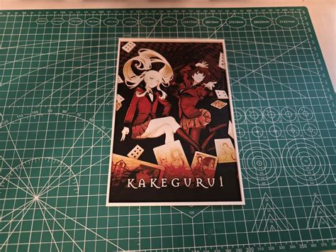 Kakegurui Anime Poster - Hueforge Art - Free 3D Print Model - MakerWorld