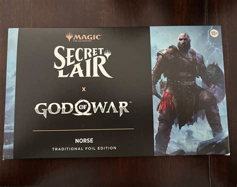 MTG Secret Lair x God of War NORSE Traditional Foil *new/sealed | eBay