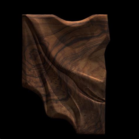 STL File for CNC Router | Round 3D Wave Wall Panel Relief | Abstract ...