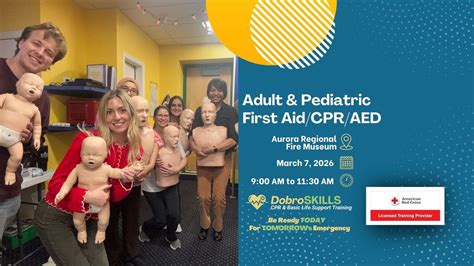 Adult and Pediatric First Aid/CPR/AED Training, Aurora Regional Fire ...