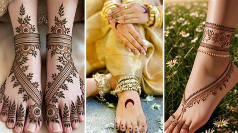 Stylish and latest Eid mehendi designs to adorn your feet elegantly