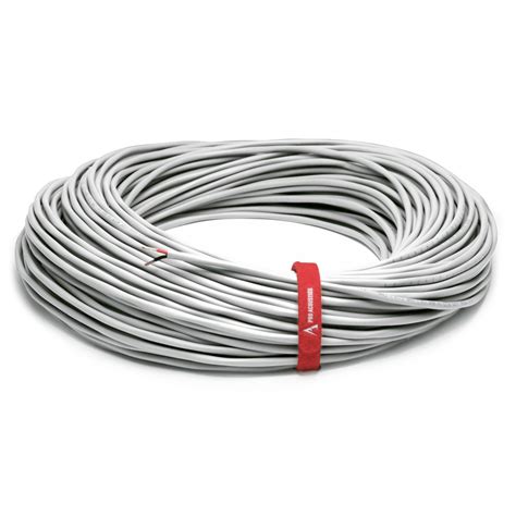 West Penn 25225B 16/2 Plenum Speaker Wire - White (500ft)
