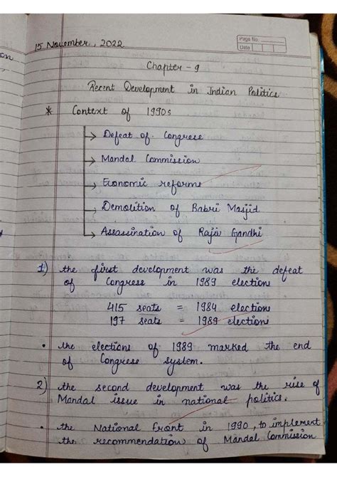 Recent Trends and Developments in Indian Politics (MDA 021) - Studocu