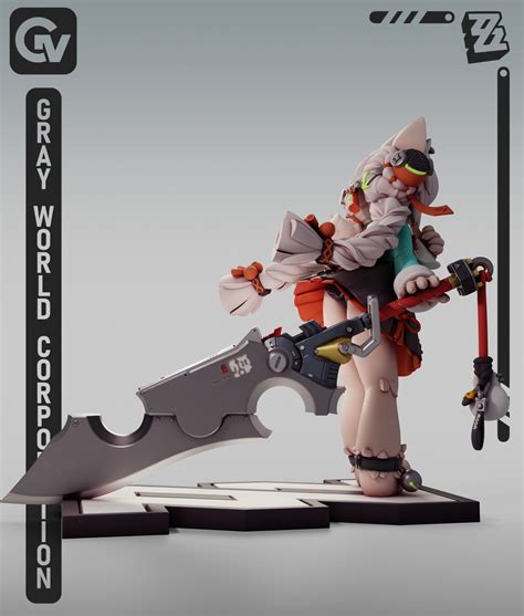 💤 Zhao 1 | Zenless Zona Cero・Archivo 3D para Impresión 3D・Cults