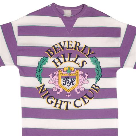 Vintage rare usa VINTAGE BEVERLY HILLS NIGHT CLUB TEE SHIRT 1980S SIZE LARGE MADE IN USA - Shop