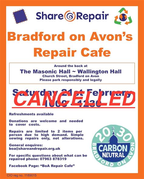 BoA Repair Café February 2026, Church Street, Bradford on Avon, BA15 1 ...