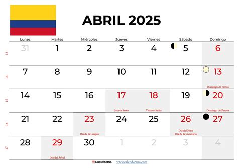 Calendario Enero 2026 En Colombia Con Festivos 2025 En