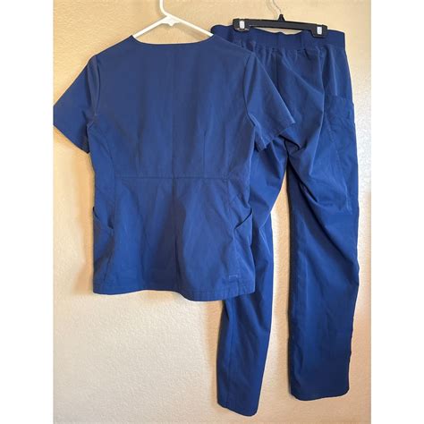Medelita Scrub Set Navy Blue Top XS & Pants S | Women’s Scrubs