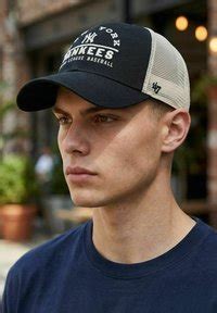 '47 TRUCKER WINDHAM NEW YORK YANKEES - Cap - black - Zalando