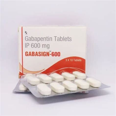 800mg Gabasign Gabapentin Tablets at ₹ 300/strip | Gabapentin Tablet in ...