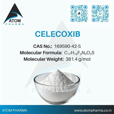 Celecoxib API Powder Exporter in India (≥99.0% Purity, BP Grade) at ...