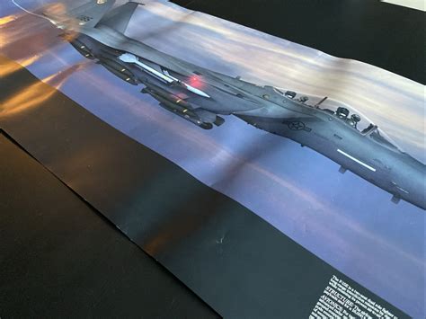McDonnell Douglas F-15E Strike Eagle Official Poster Collectible 52x22