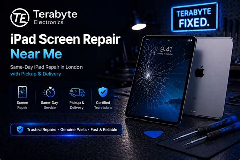iPad Screen Repair Near Me London | Same-Day iPad Repair – Terabyte Electronics