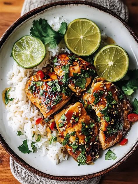 Spicy Maple Chicken & Coconut Rice for a Date Night Win - Recipes by Andrea