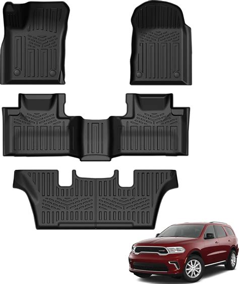 Amazon.com: LUMWAY Floor Mats for 2016-2025 2026 Dodge Durango 6-Seater ...