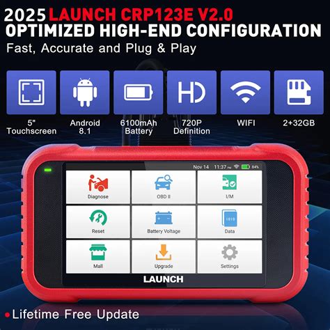 2025 Diagnostic Scanner Launch CRP123X PRO Profi KFZ Diagnosegerät Auto ...