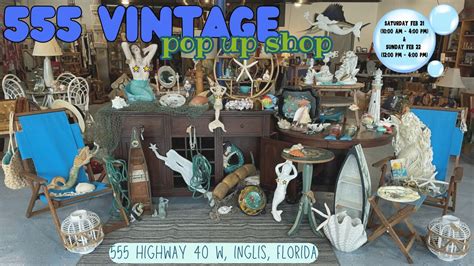 555 Vintage Pop Up Shop, 555 Highway 40 West, Inglis, FL, United States ...