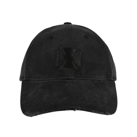 Leather Biker Cross Cap | GATE
