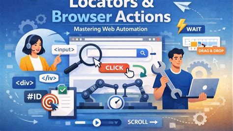 Locators & Browser Actions in Playwright – Mastering Web Interactions