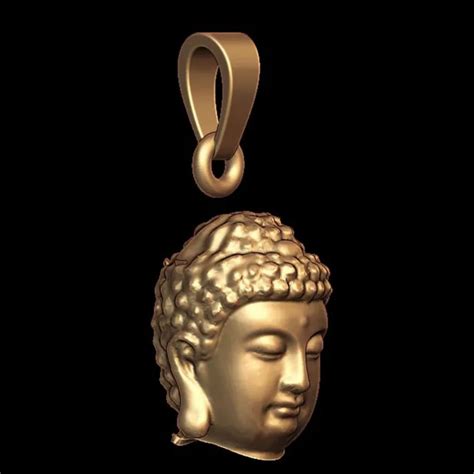 Exquisite Buddha 3D Model for Jewelry Design