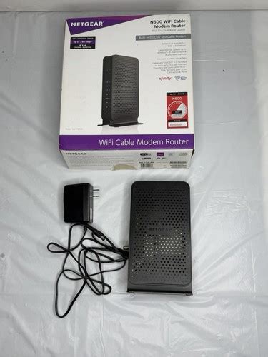 Netgear C3700 WiFi Cable Modem Router Open Box Tested Working Fast ...