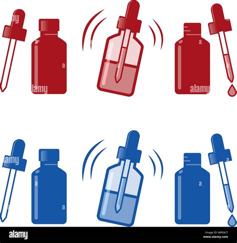 Nasal spray dispenser bottle Stock Vector Images - Alamy