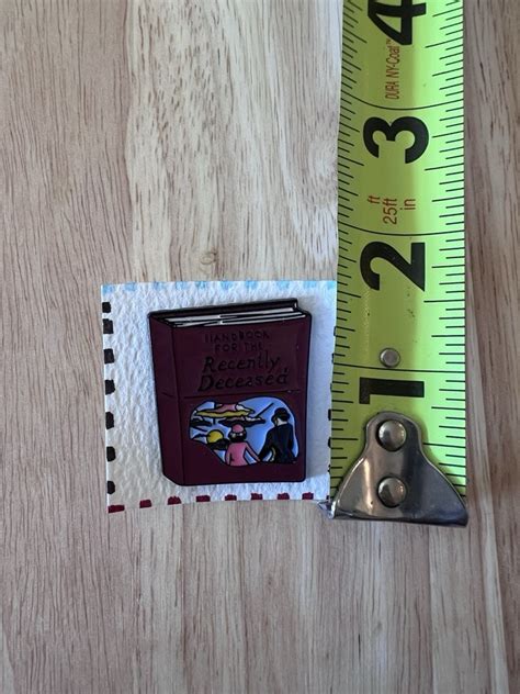Beetlejuice Handbook for the Recently Deceased Enamel Pin | eBay