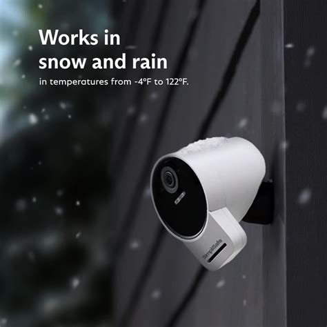KHANAF SimpliSafe Outdoor Security Camera Series 2, 1080p Wireless and ...