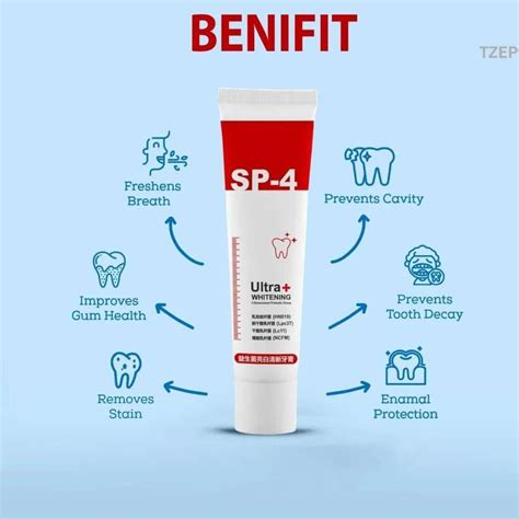 TZEP Sp 4 toothpaste with effective gum health support Toothpaste - Buy ...