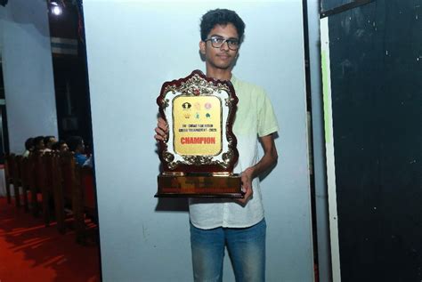 Ahaz E U clear first at 34th CUSAT Rating Open 2025 - ChessBase India