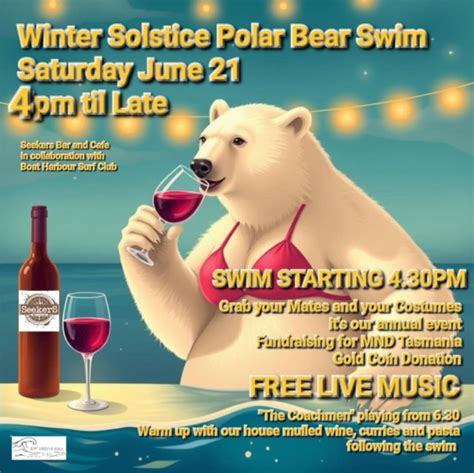 Annual Winter Solstice Polar Bear Swim, Port Road, Boat Harbour Beach ...
