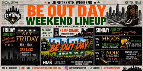 Be Out Day: Houston Weekend Line Up – Things to Do in Houston | AllEvents