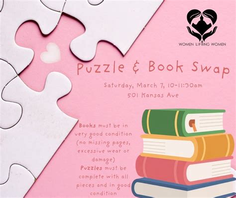 Puzzle & Book Swap, Atchison United Methodist Church, 7 March 2026 ...