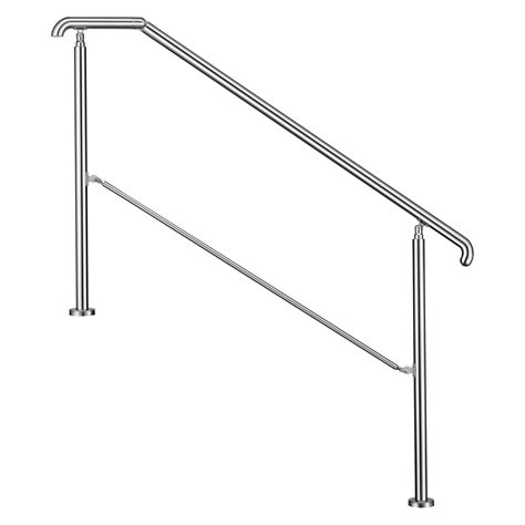 AICA Barandilla de acero inoxidable, Barandilla de escalera, 162x102cm ...