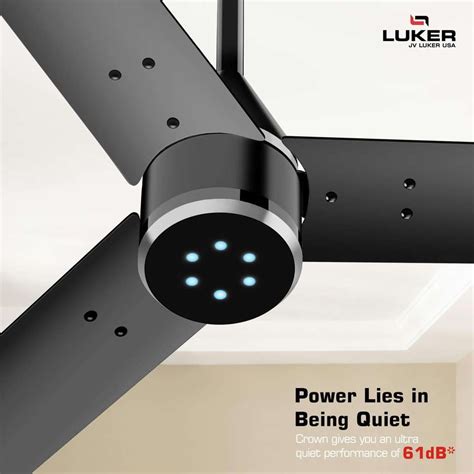 LUKER JVLuker USA Size Zero Crown BLDC with Remote with 3 Year Warranty ...