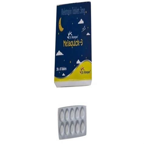 Melatonin 60 Mg tablets at ₹ 300/strip | Pharmaceutical Tablets in ...