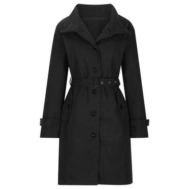 UPPADA Long Wool Coats for Women Double Breasted Vintage Fall Winter ...