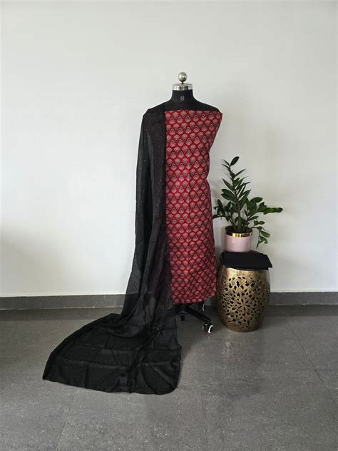 Fancy Ajrakh cotton set - POS75 – wwwcollections