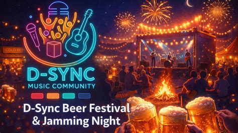 Book tickets to D-Sync Beer Festival & Jamming Night