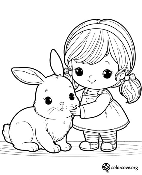 33 Free Cute Bunny Coloring Pages – The Color Cove