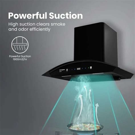 Crompton Eliteo Box Series-CHD-ELC60FLE Auto Clean Wall Mounted Black ...