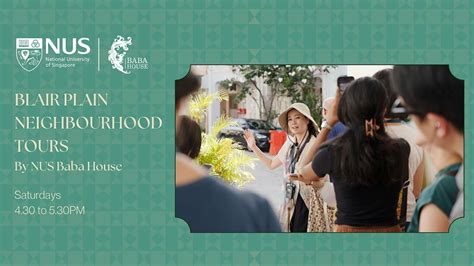 Blair Plain Neighbourhood Tour by NUS Baba House, 3 Everton Rd ...