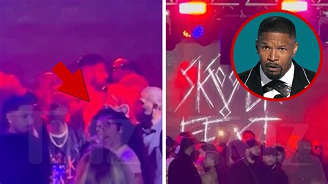 New Video Shows Lead Up To Jamie Foxx Going Berserk Over GloRilla Incident