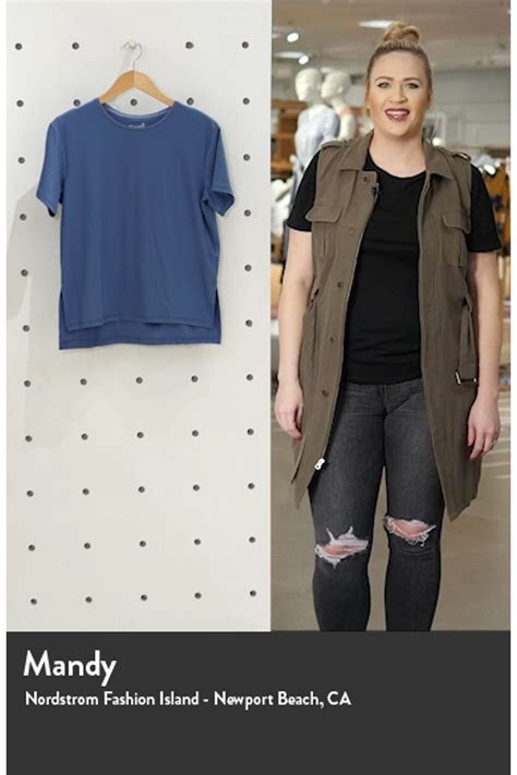 Z WELL Mesh Trim Interlock Sleep T-Shirt (Women) | Nordstromrack
