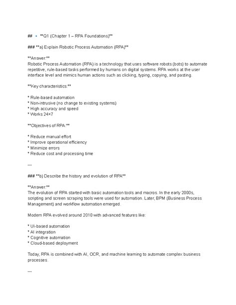 Chapter 1-3 RPA: Understanding Robotic Process Automation & Its ...